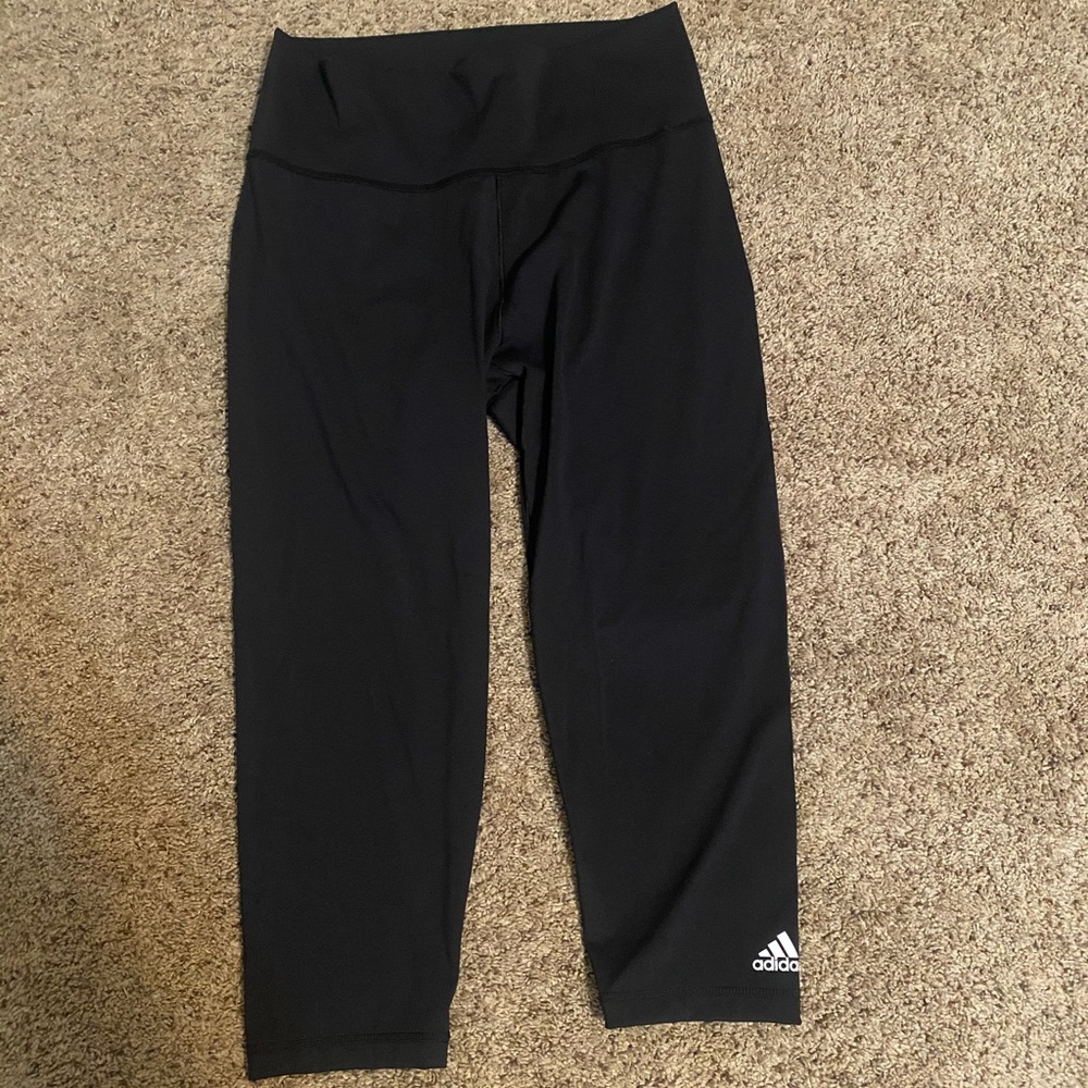 Adidas High Waist Crop Leggings!